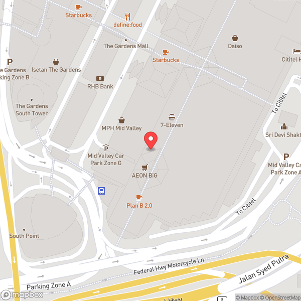 Map of Golden Screen Cinemas (GSC)