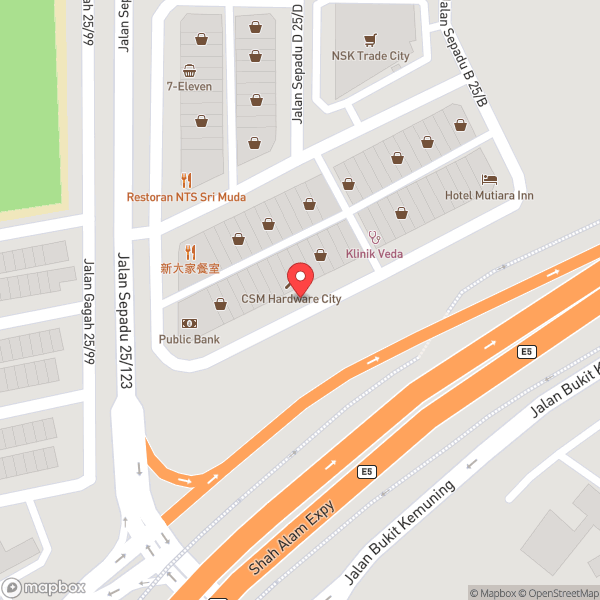 Map of CSM Hardware City