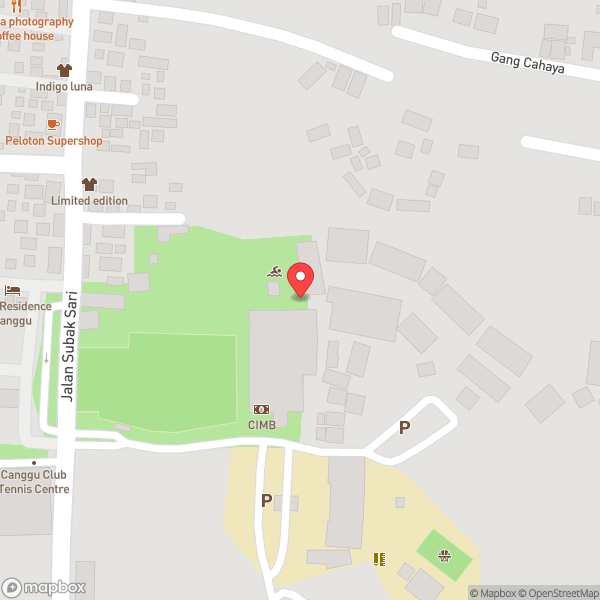 Map of Splash Water Park Canggu Club