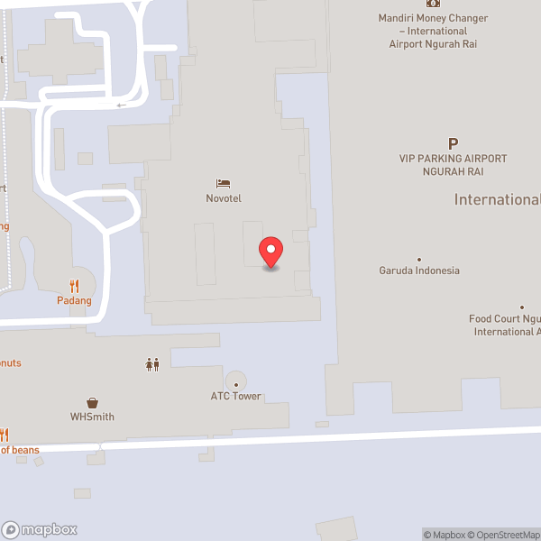 Map of I Gusti Ngurah Rai International Airport (DPS) (Bandar Udara Internasional I Gusti Ngurah Rai)