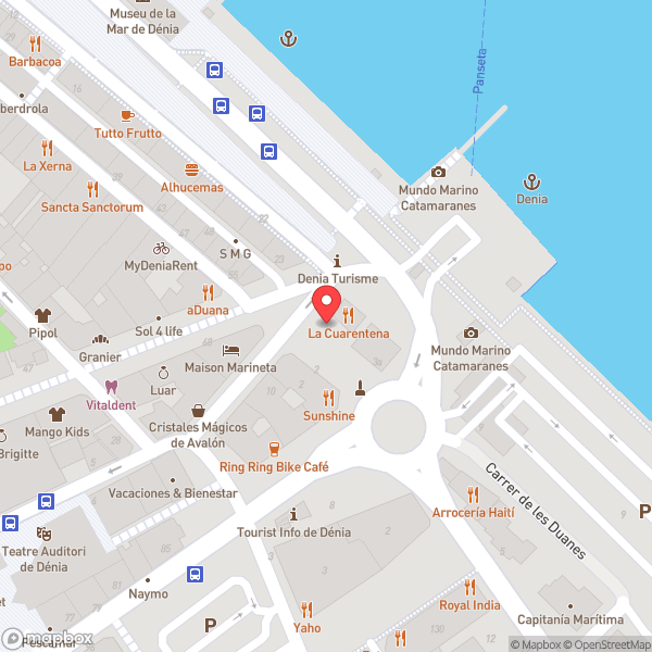 Map of La Cuarentena