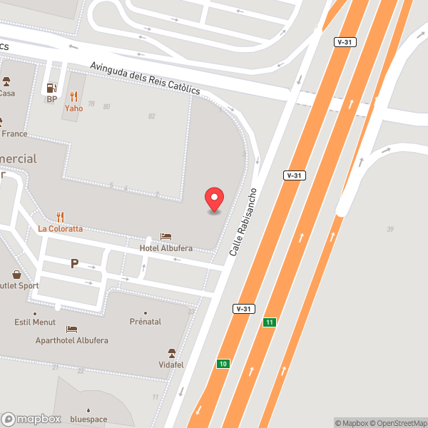 Map of El Colonial Buffet Internacional