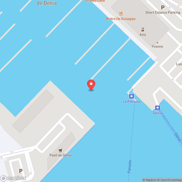 Map of Puerto de Dénia
