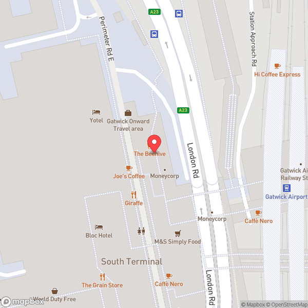 Map of Costa Coffee
