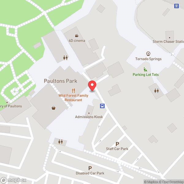 Map of Paultons Park