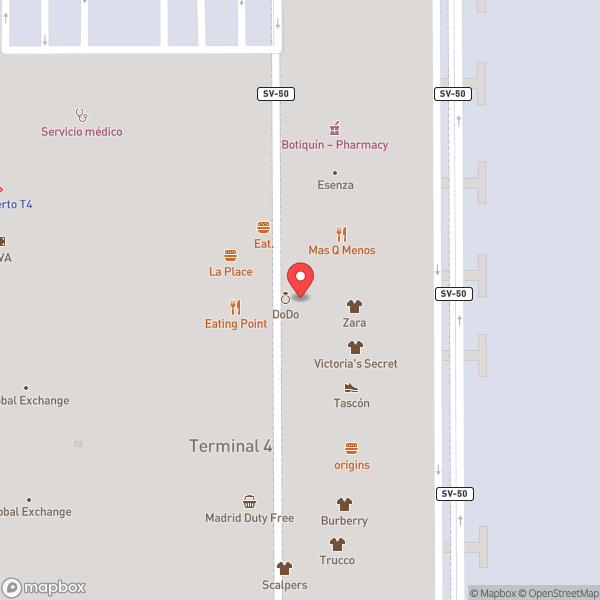 Map of Victoria's Secret