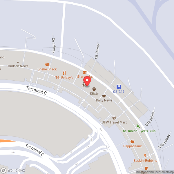 Map of Gate C8