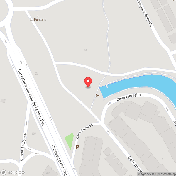 Map of Canal de Fontana