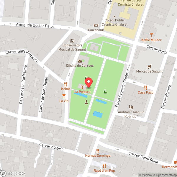 Map of La Peixera de la Glorieta