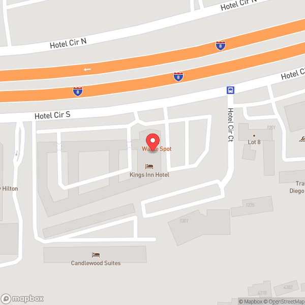 Map of The Waffle Spot