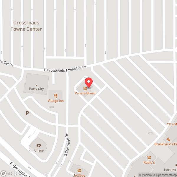 Map of Panera Bread