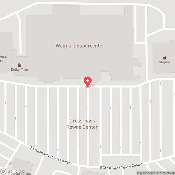 Map of Walmart Supercenter