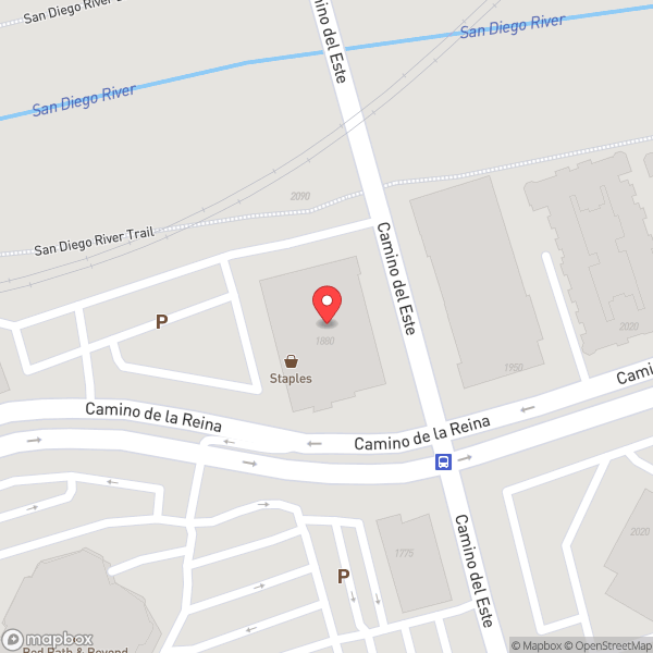 Map of Staples