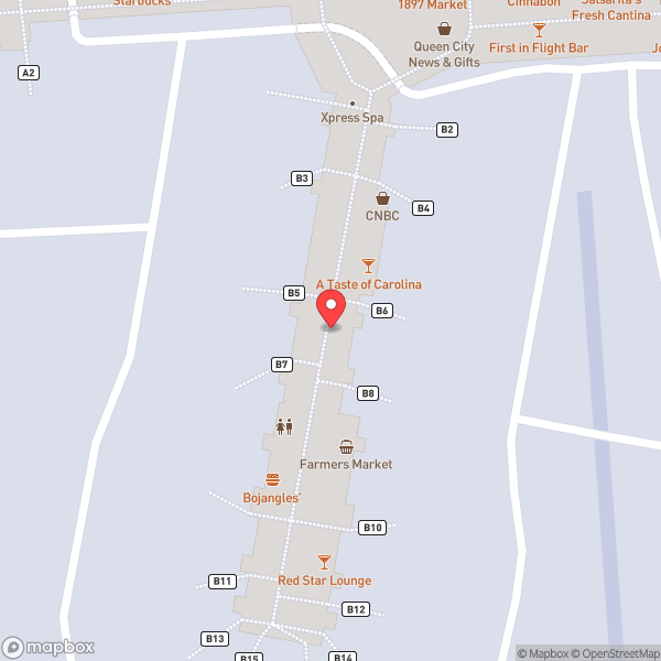 Map of Concourse B