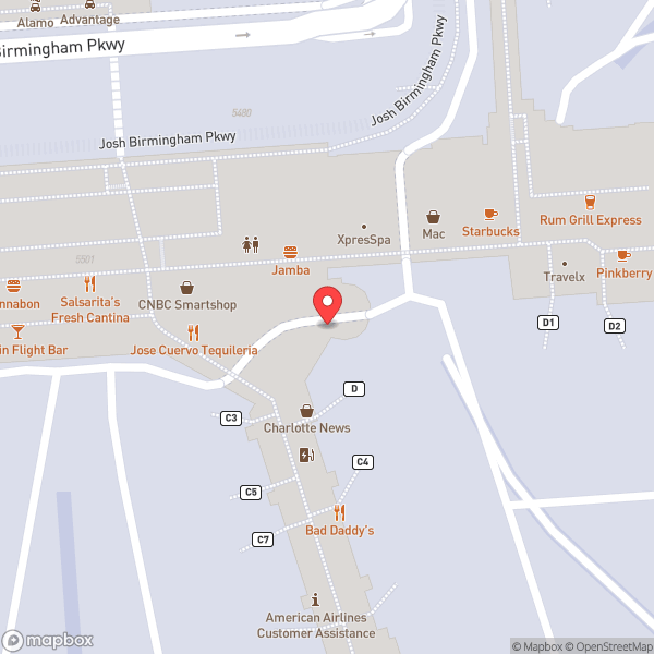 Map of Admirals Club