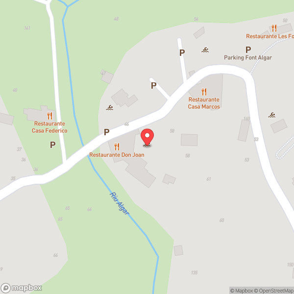 Map of El Algar de Don Joan