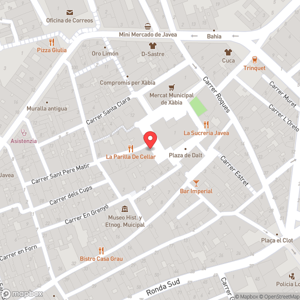 Map of Palau de Jávea