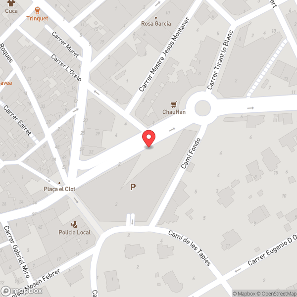 Map of Oficina Atenció al Ciutadà - Aj. Xàbia