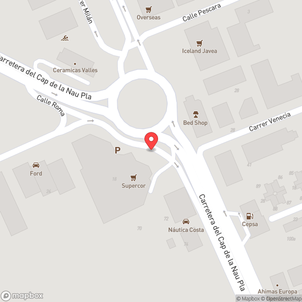 Map of SuperCor Javea