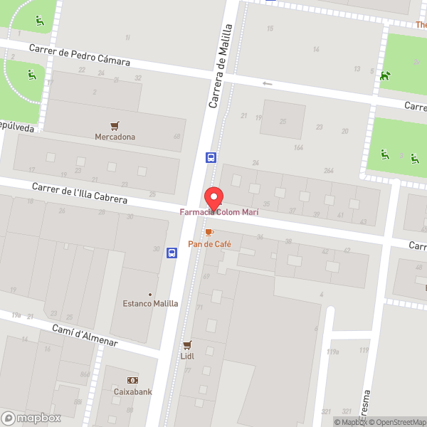 Map of Pan de Cafe