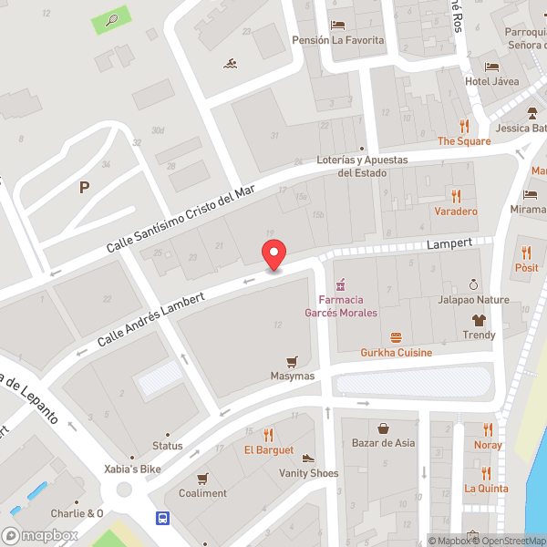 Map of Farmacia Isabel Garces Castells
