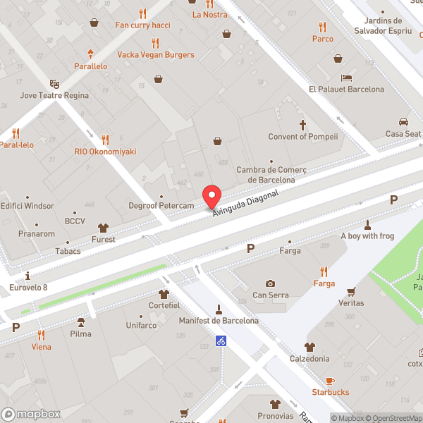 Map of Avenida 460