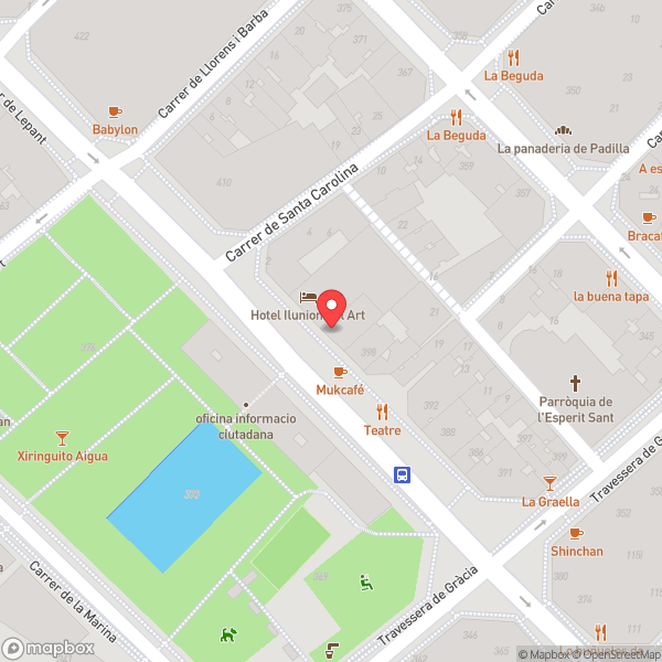 Map of Bahia Bar