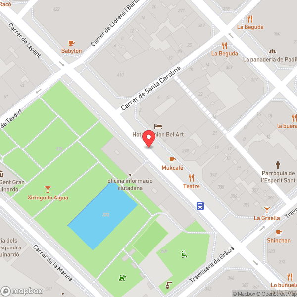 Map of Jardins del Príncep de Girona