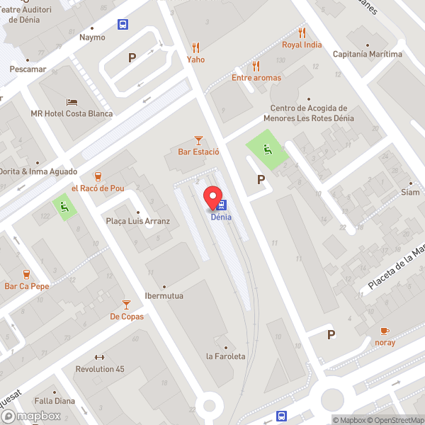 Map of Estación de Dénia