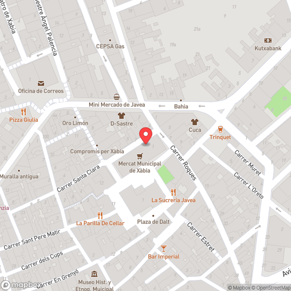 Map of Mercado Municipal Javea