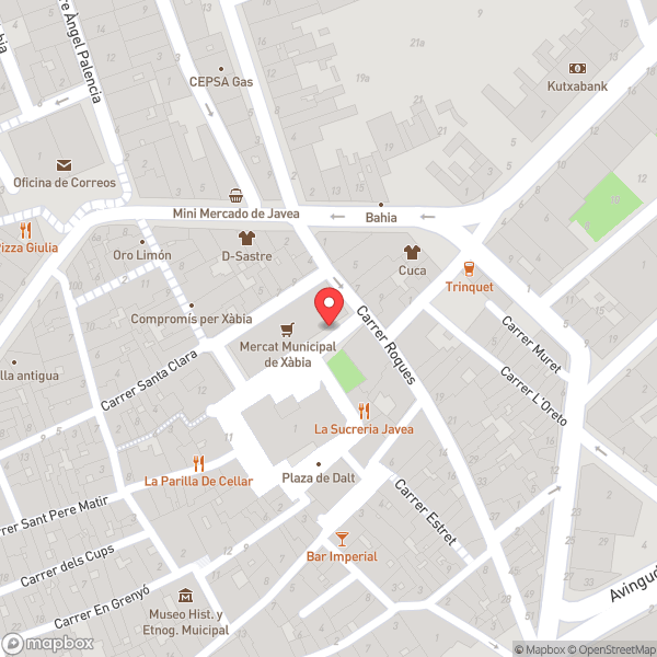 Map of Sabadellcam Xabia