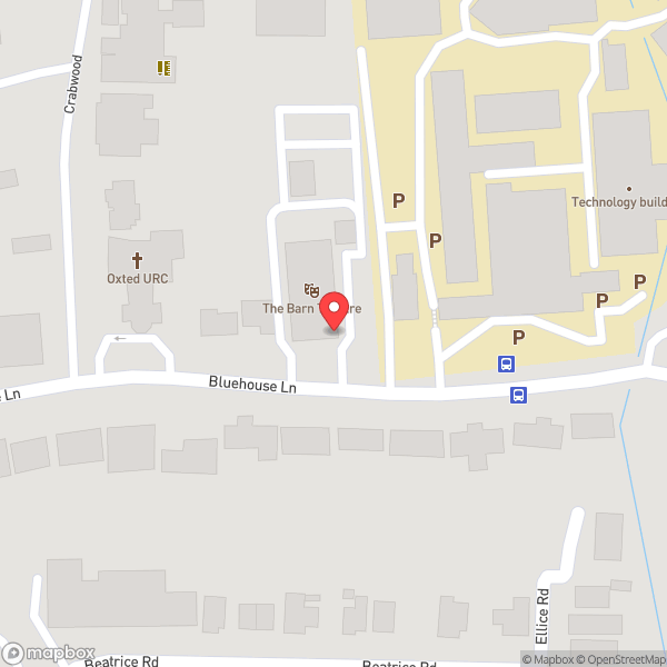 Map of The Barn Theatre