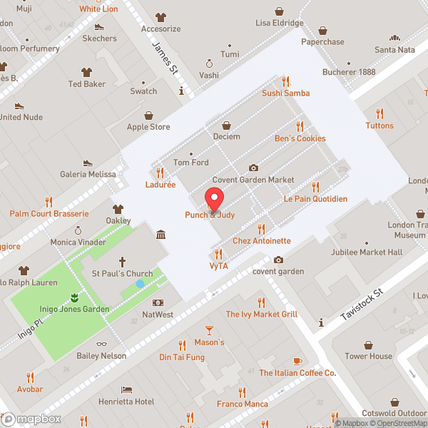 Map of Punch & Judy
