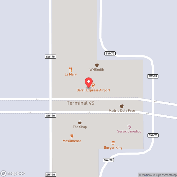 Map of Terminal 4 Satélite