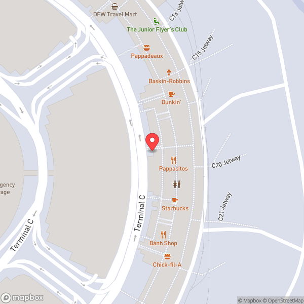 Map of Terminal C