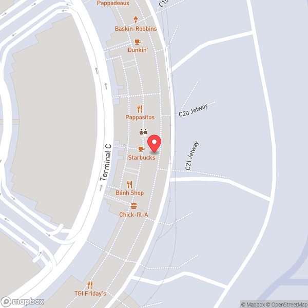 Map of Gate C21