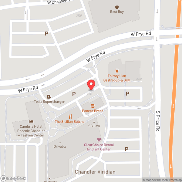 Map of Panera Bread