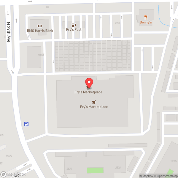 Map of Fry's Marketplace