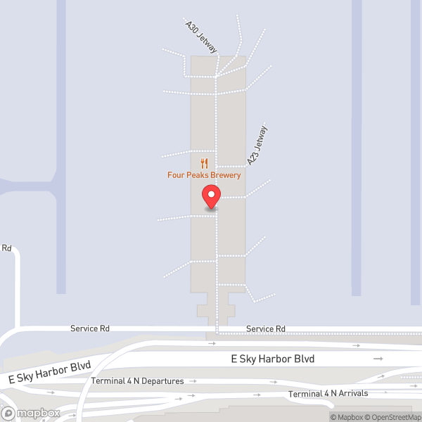 Map of Four Peaks Brewing Company