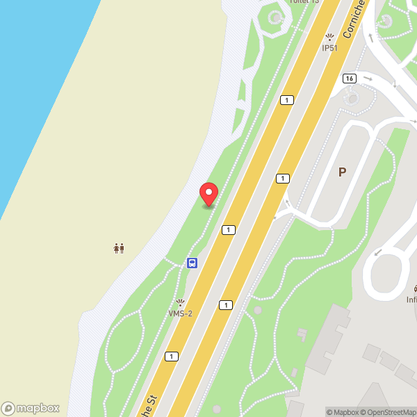 Map of Corniche (الكورنيش)