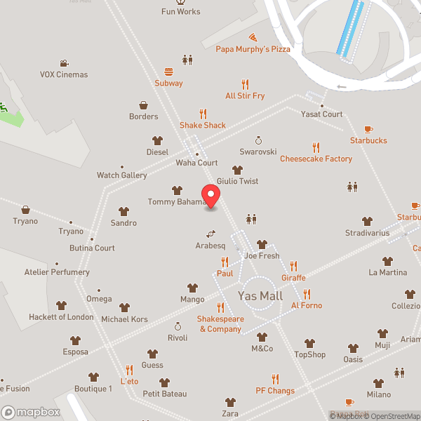 Map of Virgin Megastore