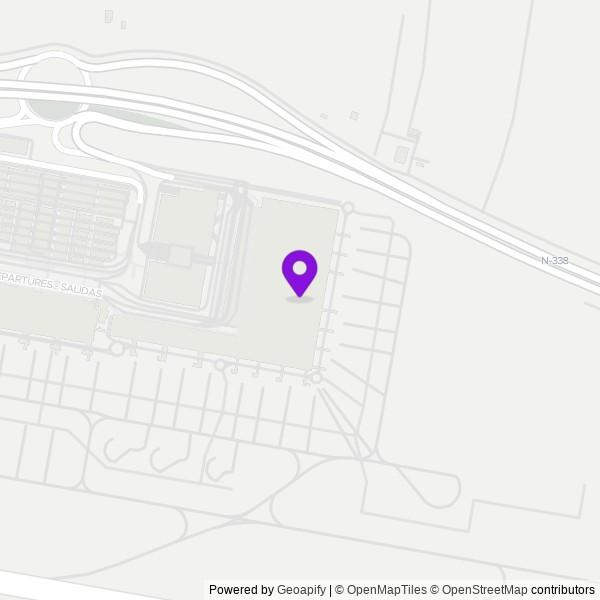 Map of Alicante-Elche Airport (ALC) (Aeroport d'Alacant-Elx)