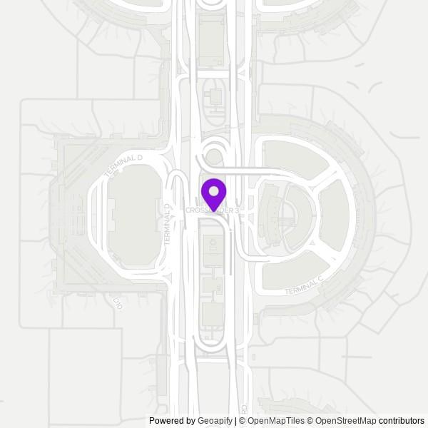 Map of Dallas Fort Worth International Airport (DFW)