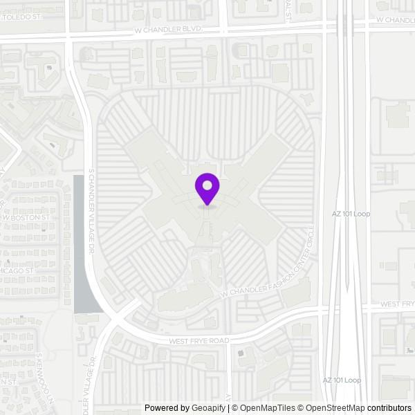 Map of Chandler Fashion Center