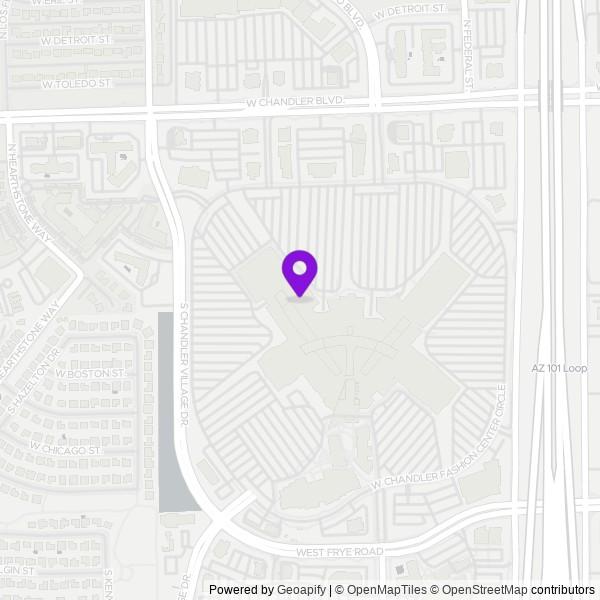 Map of Apple Chandler Fashion Center