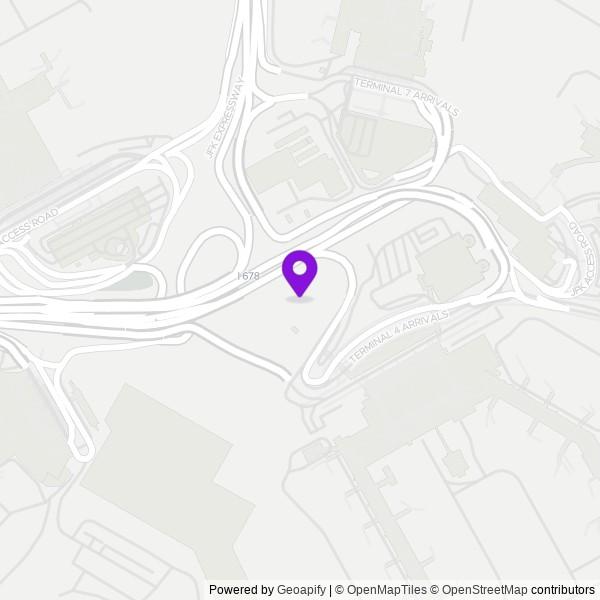 Map of John F. Kennedy International Airport (JFK)