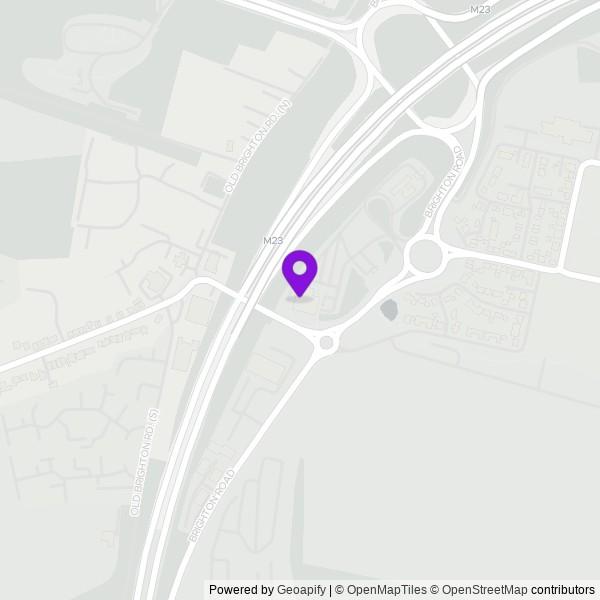 Map of Moto Pease Pottage