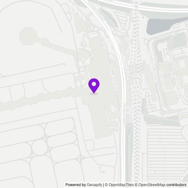 Map of British Airways Club Lounge