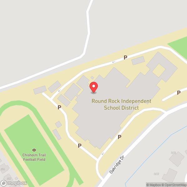 Map of Chisholm Trail Middle School