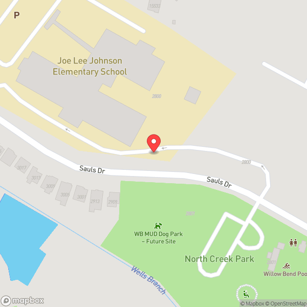 Map of Joe Lee Johnson Elementary School